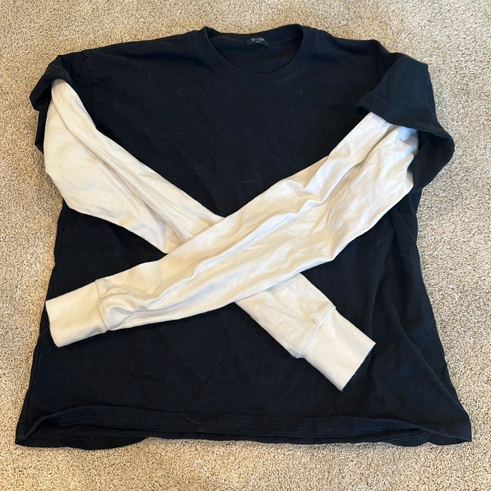 Blackish blue shirt, Brandy Melville in a size small